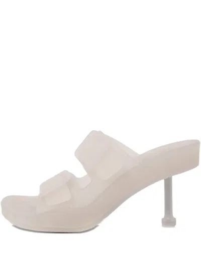 Balenciaga Mallorca Sandals In White