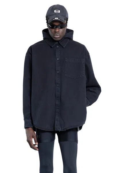 Balenciaga Man Black Jackets