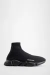 Balenciaga Black Speed Recycle Sock Sneakers In Black