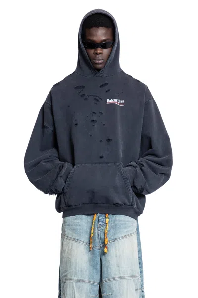 Balenciaga Man Black Sweatshirts
