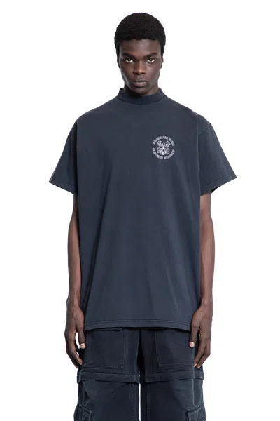 Balenciaga Man Black T-shirts & Tank Tops