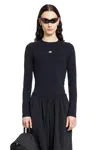 Balenciaga Man Black T-shirts & Tank Tops In Black