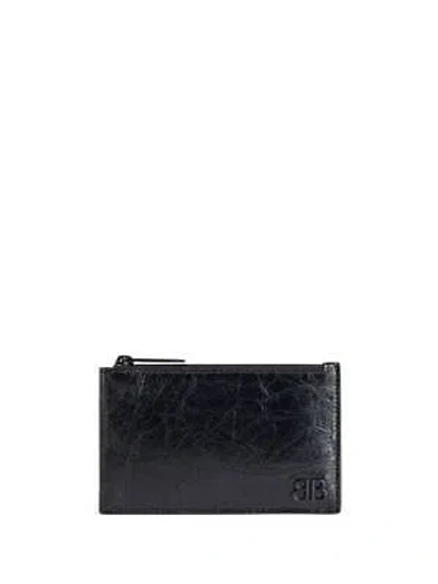 Pre-owned Balenciaga Man Black Wallet - 766575 100% Original