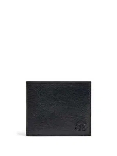 Pre-owned Balenciaga Man Black Wallet 766569 100% Original