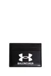 Balenciaga Man Black Wallets & Cardholders In Black