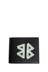 Balenciaga Man Black Wallets & Cardholders In Black