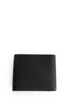 Balenciaga Credit Square Folded Coin Wallet I In Black