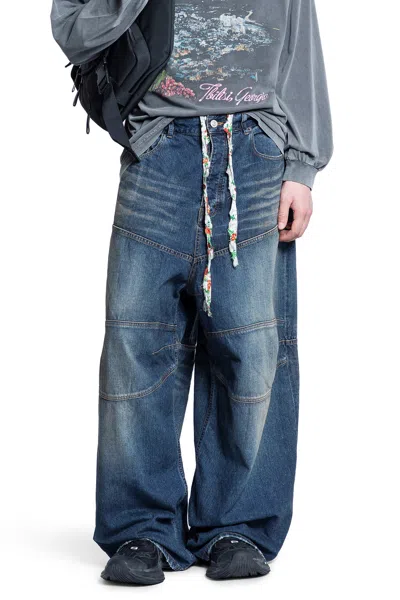 Balenciaga Man Blue Jeans