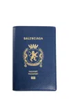 Balenciaga Man Blue Wallets & Cardholders In Blue