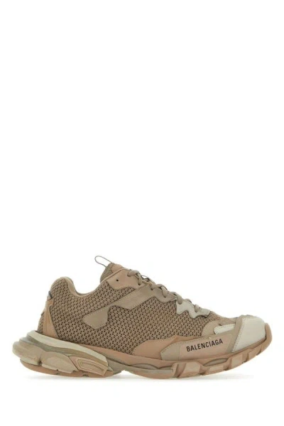 Balenciaga Man Trainers In Brown