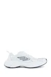 Balenciaga White Cowskin And Polyester Monday Shoe Sneakers