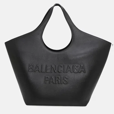 Pre-owned Balenciaga Mary Kate Medium Black Leather Tote Bag