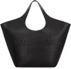 Balenciaga Mary-kate Medium Leather Tote In Black