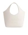 Balenciaga Mary-kate Xs Leather Tote Bag In White