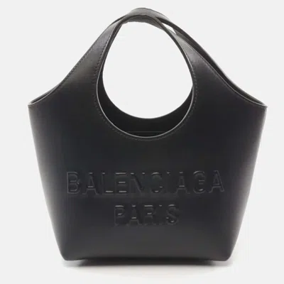 Pre-owned Balenciaga Mary Kate Xs Tote Bag Leather Black