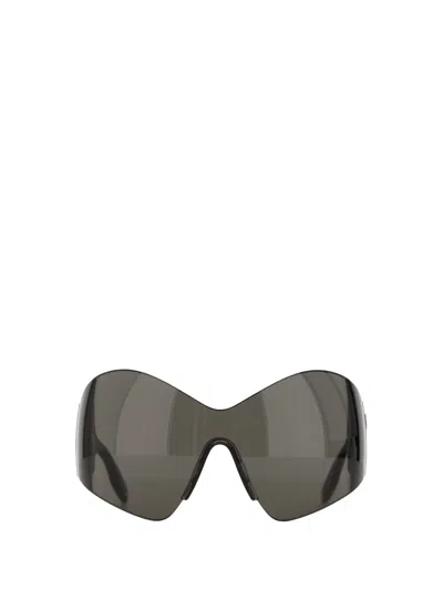 Balenciaga Mask Butterfly Sunglasses In Gray