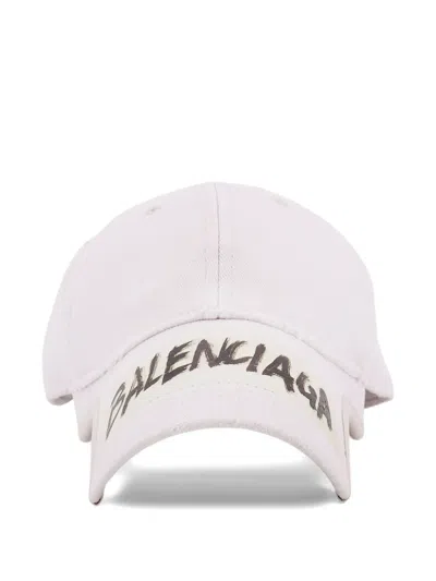 Balenciaga Masking Tape Cap In Brown