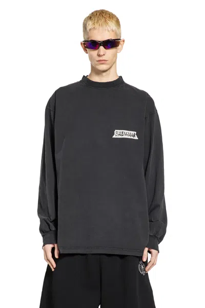 BALENCIAGA MASKING TAPE LONG SLEEVE T-SHIRT