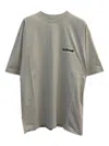 Balenciaga Oversized Logo-print Cotton-jersey T-shirt In Gray