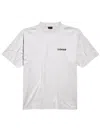Balenciaga Oversized Logo-print Cotton-jersey T-shirt In White