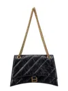 Balenciaga Women's Crush Chain Bag M In Black