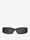 Balenciaga Max Rectangular Sunglasses In Black