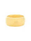 Balenciaga Women Maxi Band Ring In Gold