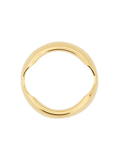 Balenciaga Maxi Band Ring In Gold