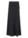 Balenciaga Maxi Logo Skirt In Black