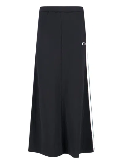 BALENCIAGA MAXI LOGO SKIRT