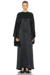 Balenciaga Stretch Maxi Dress In Black