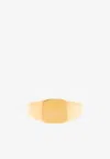 Balenciaga Maxi Signet Ring In Gold