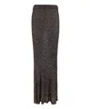 Balenciaga Sequined Stretch-knit Maxi Skirt In Gold