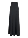 Balenciaga Maxi Wool Skirt In Gray