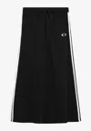 Balenciaga Maxi Skirt With Side-bands In Black