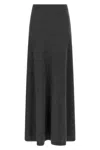 Balenciaga Maxi Wool Skirt In Gray