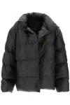 Balenciaga Wrap Oversize Puffer Jacket In Black