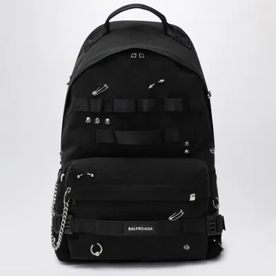 Balenciaga Medium Army Multicarry Backpack Black Men