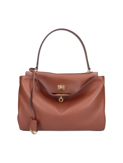 Balenciaga Medium Bag "rodeo" In Brown