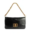 Balenciaga Shoulder Bags Flap Women Leather Black In Black