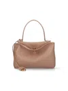 Balenciaga Medium Beige Calfskin Handbag With Gold Hardware