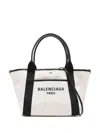 Balenciaga Blackwhite Biarritz S Shopping Bag In Neutrals