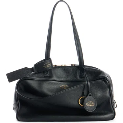 Balenciaga Medium Bowling Leather Satchel