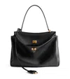 Balenciaga Rodeo Small Leather Top Handle Bag In Black