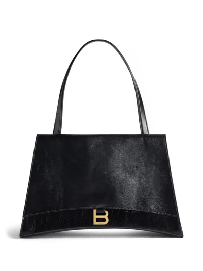 Balenciaga Medium Crush On You Shoulder Bag In Black