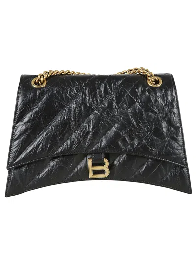 BALENCIAGA MEDIUM CRUSH SHOULDER BAG