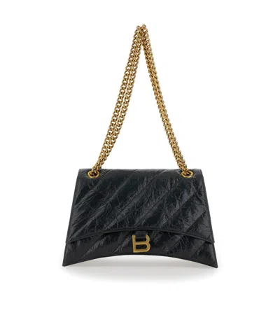BALENCIAGA BALENCIAGA MEDIUM CRUSH SHOULDER BAG
