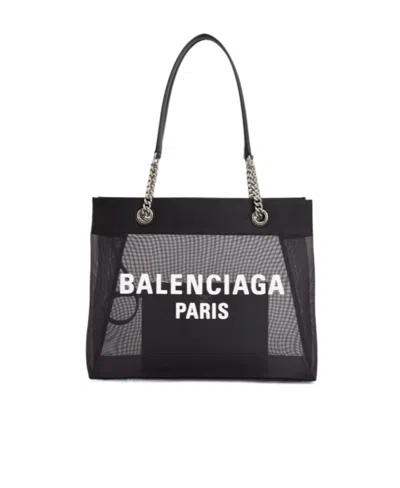 Balenciaga Medium Duty Free Tote Bag In Black