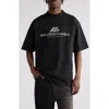 Balenciaga T-shirts And Polos In Faded Black