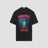 Balenciaga Cotton Salon De Couture Gothic T-shirt In Black